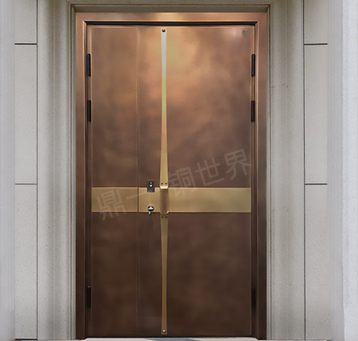 新中式風(fēng)格別墅銅門(mén)