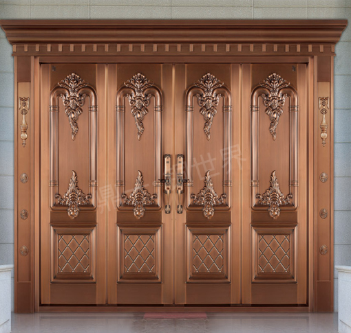 豪華別墅四開(kāi)銅門(mén)