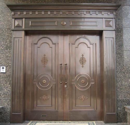 銅門(mén)刮擦后的處理