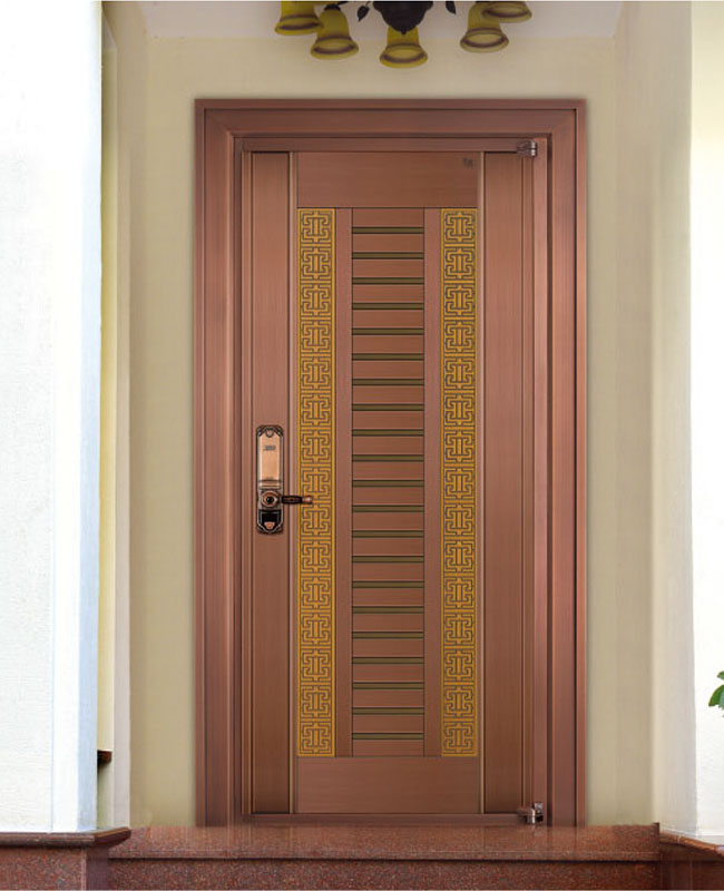 別墅單開(kāi)銅門(mén)